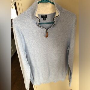 J. Crew Cotton Quarter Zip Sweater